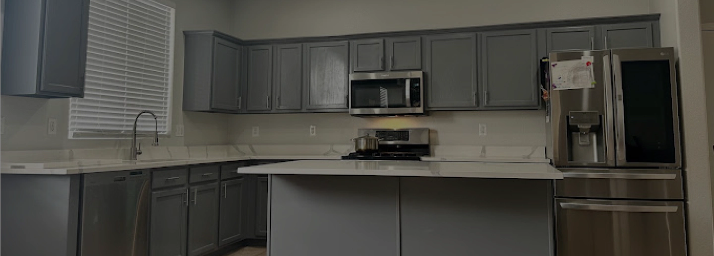 kitchen cabinetry and countertop